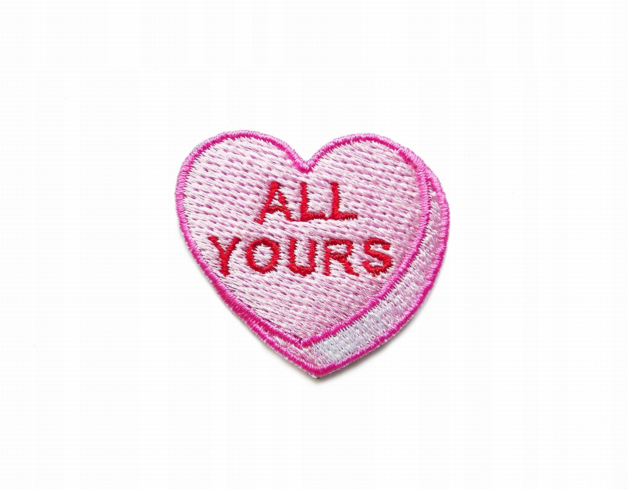 

Naszywka All Yours Candy Heart- 1 sztuka różowa
