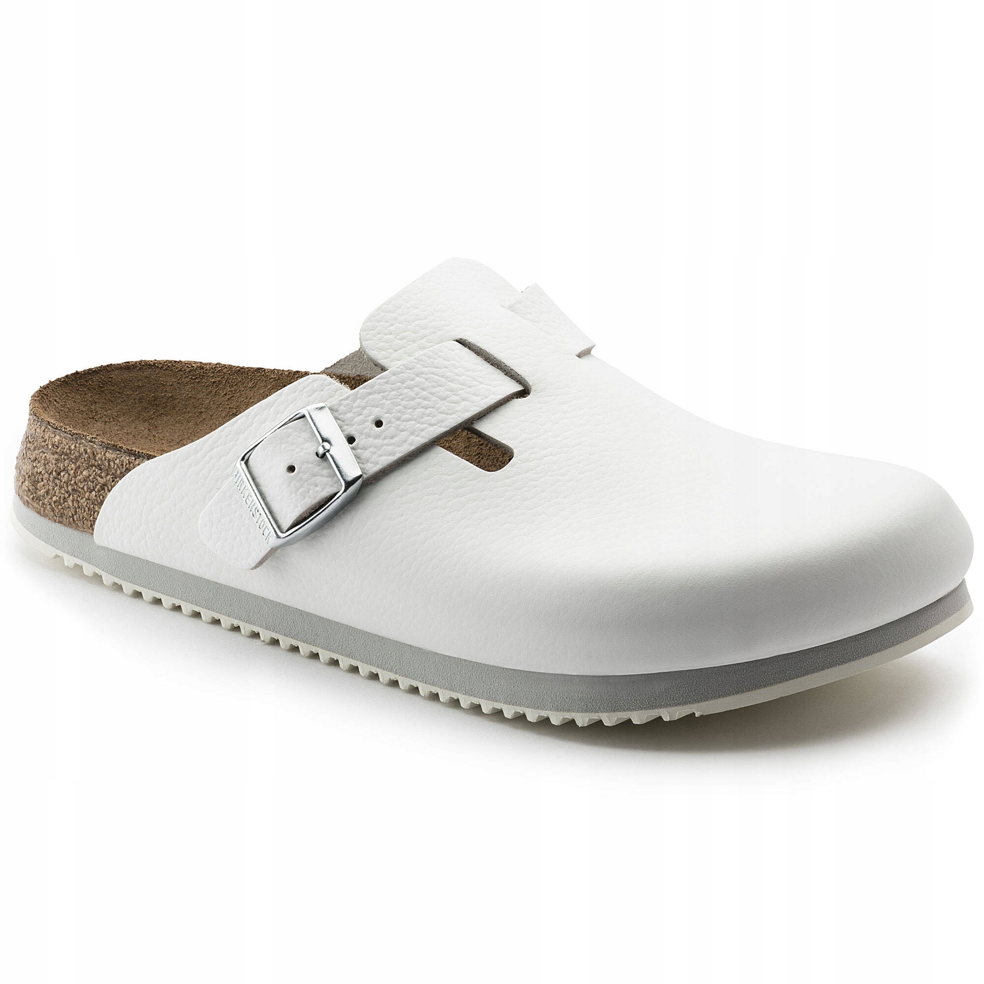 Buty damskie skórzane zdrowotne Birkenstock Boston Szpitalne Lekkie