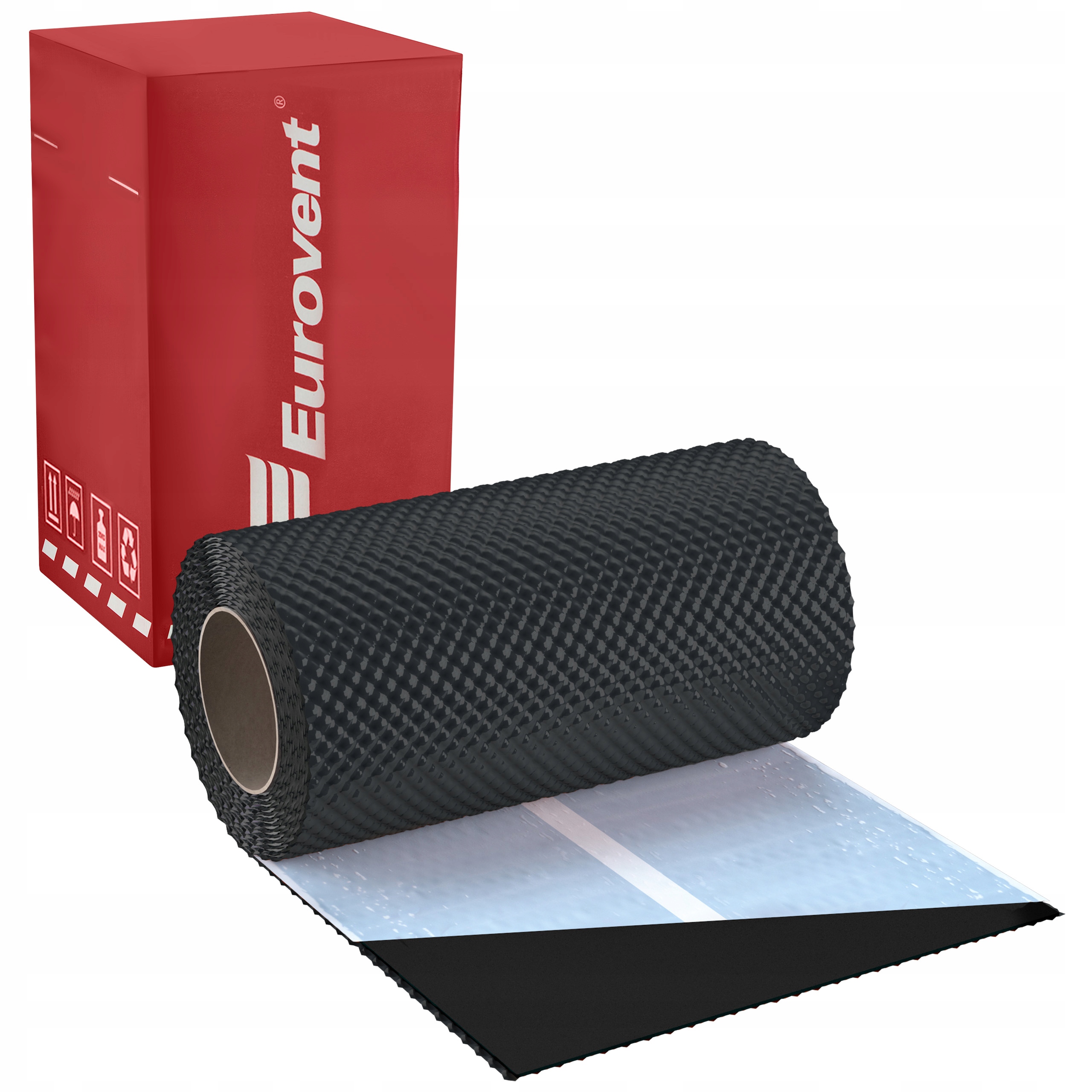 Hliníková komínová páska 5 m Ral 7021 Eurovent Flex3D Antracit