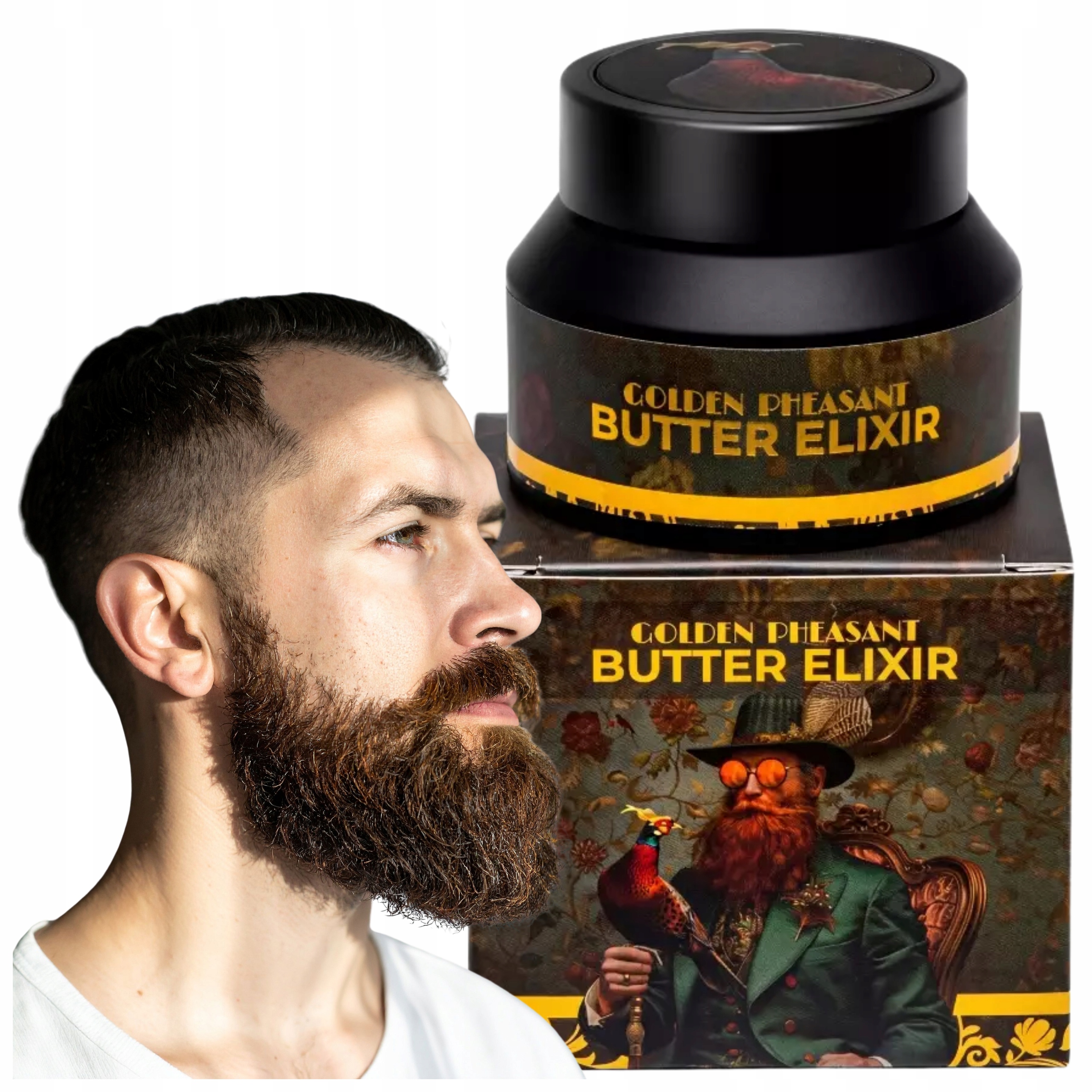 Balzám na vousy Jobski Cosmetics Butter Elixir Golden Pheansant 50 ml