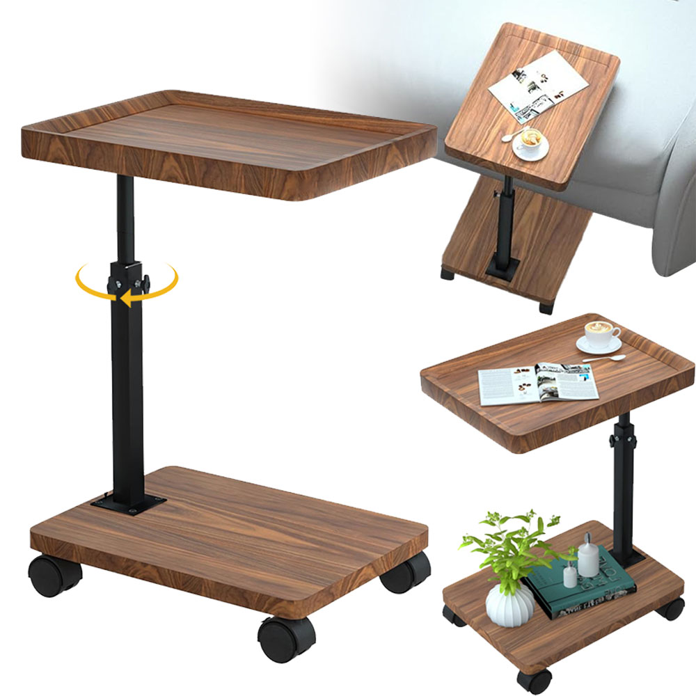 Boční Stolek Do Vany Obývacího Pokoje, Dřevěná Postel, Nastavitelná Výška