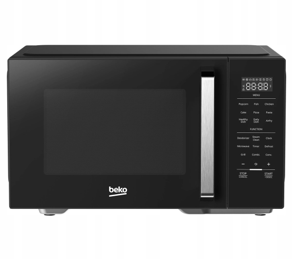 Kuchenka mikrofalowa Beko Mcf 26310 Baf Czarna Grill Termoobieg AirFry 27 l