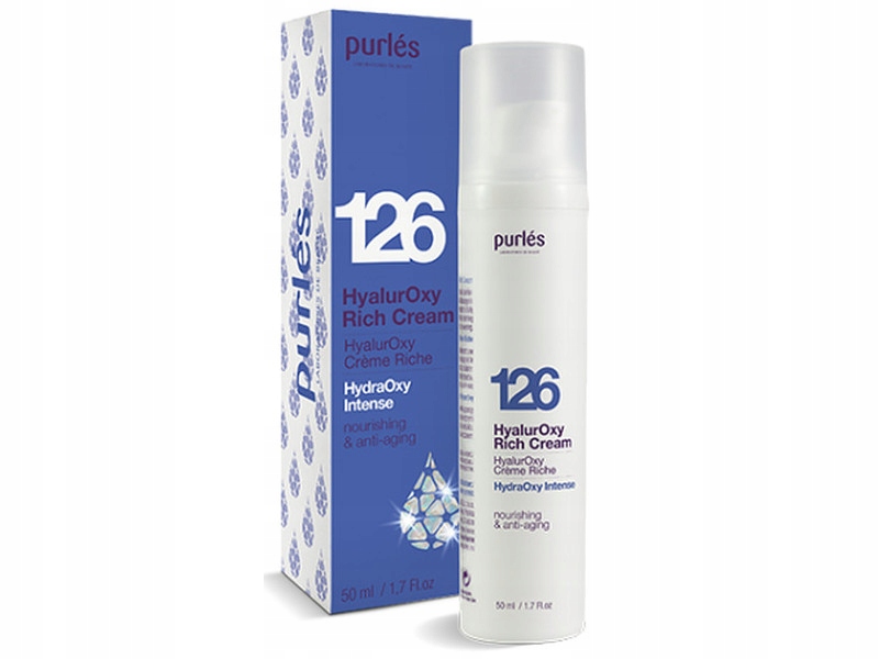 Purles 126 HyalurOxy Rich Cream intenzivně hydratační krém 50 ml