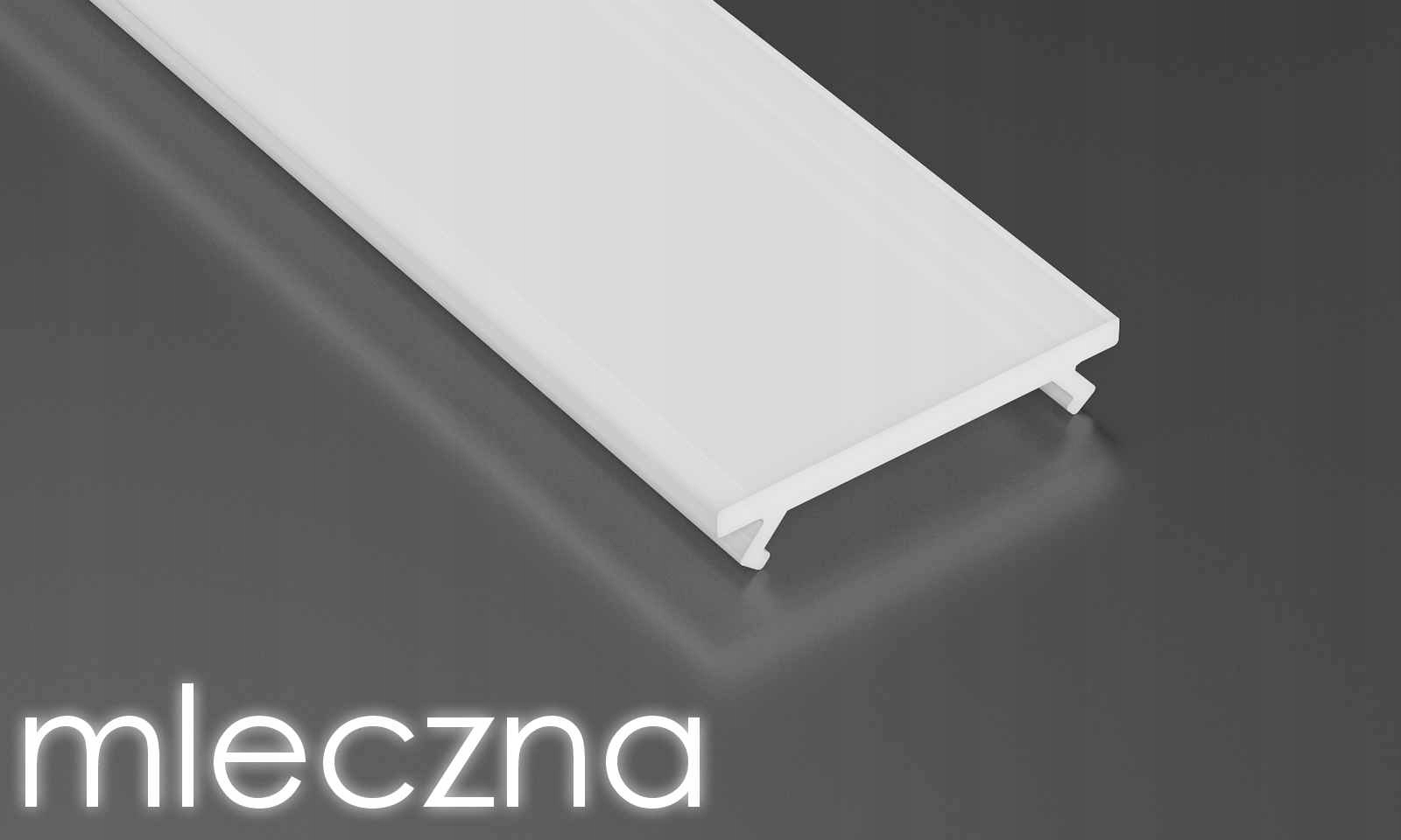 KLOSZ Szybka BASIC 1m do Profilu LUMINES Mleczny Marka Lumines