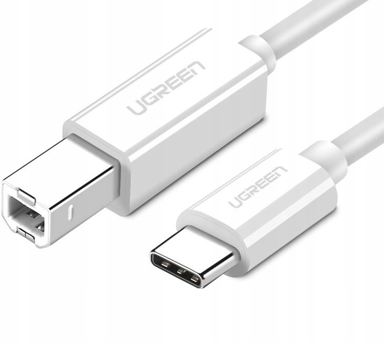 Kabel do drukarki skanera 1m do telefonów / laptopów z USB-C UGREEN