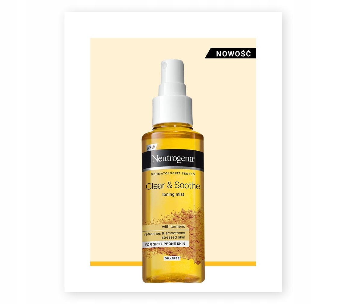 NEUTROGENA Clear & Soothe mgiełka do twarzy z kurkumą 125ml Marka Neutrogena