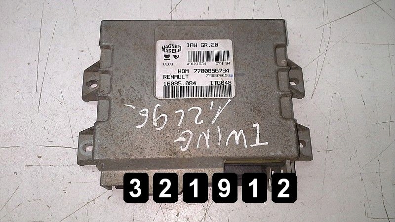 1996 Renault Twingo Ecu HOM7700856784 IAW6R20