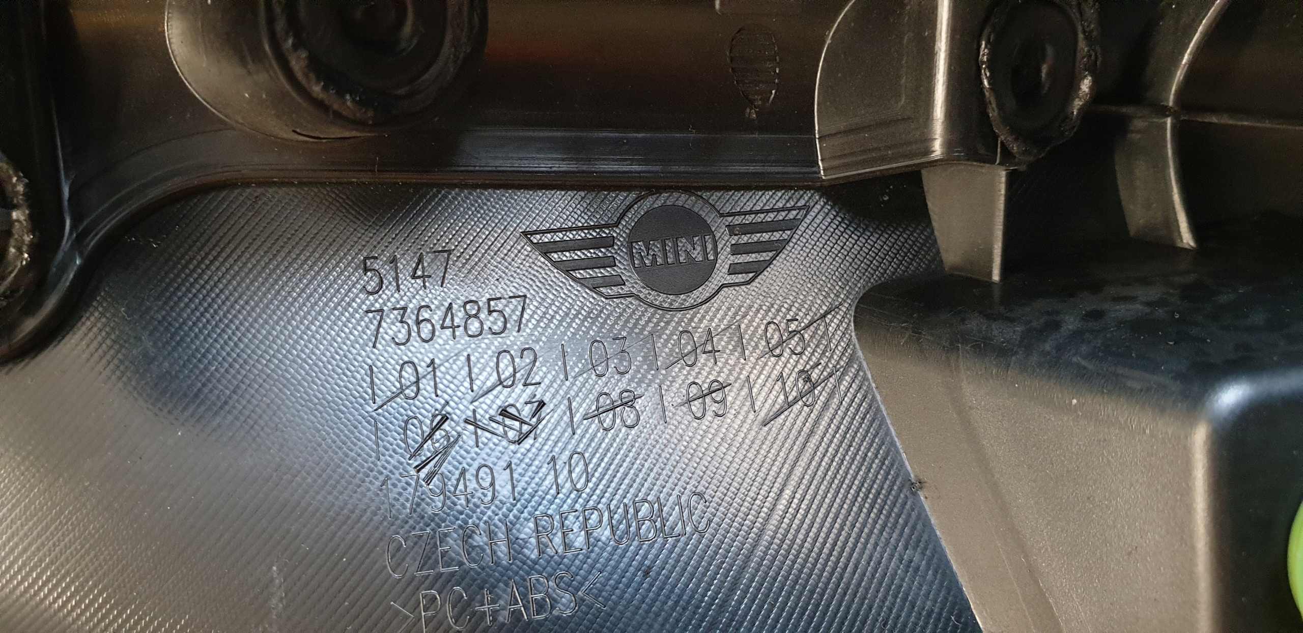 cover pillar trim left BMW MINI COOPER F57