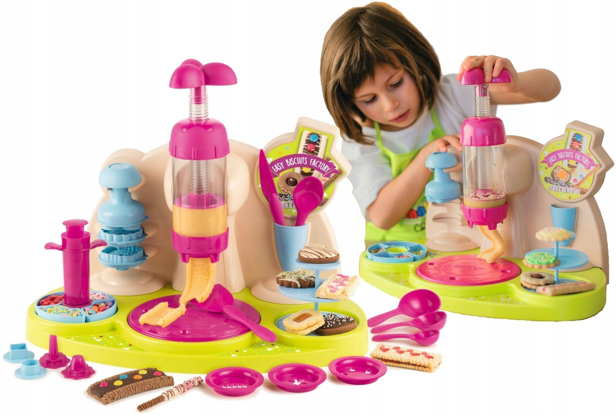 

Smoby Chef Fabryka Ciasteczek Foremki Akcesoria