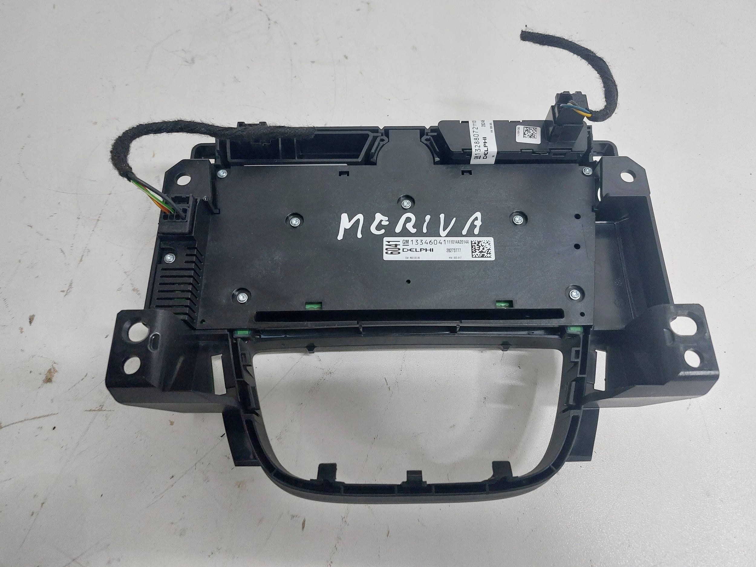 OPEL MERIVA B ASTRA J IV control panel RADIEM 13346041