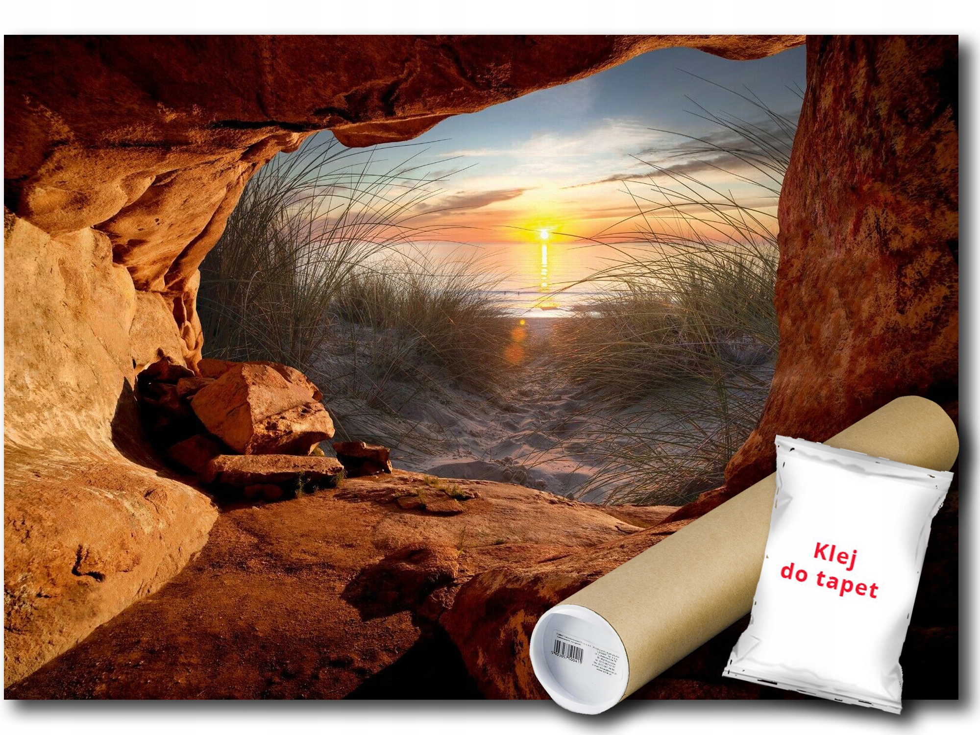 Fototapeta Vliesová Pláž Slunce Jeskyně 312x219