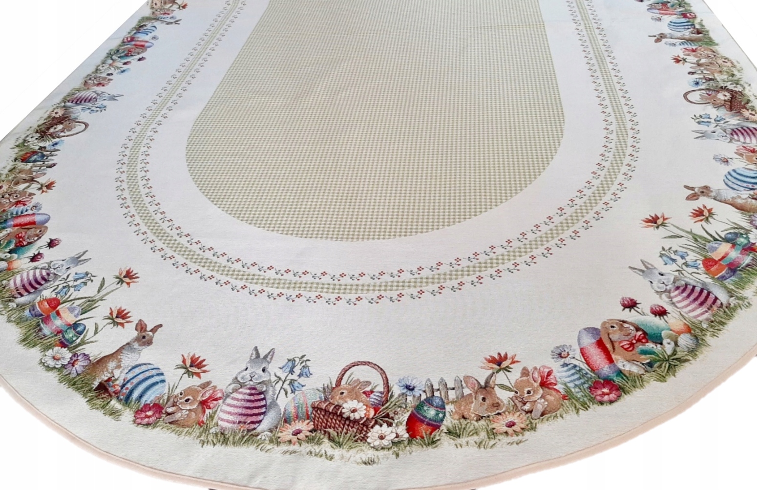 Ubrus Velikonoční oválný 165x250 cm 1181 Coelhos