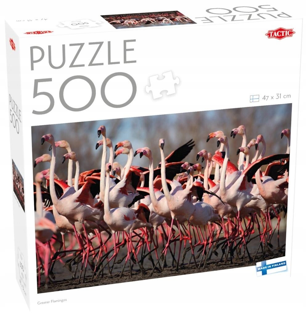 Puzzle 500 Duże flamingi Tactic