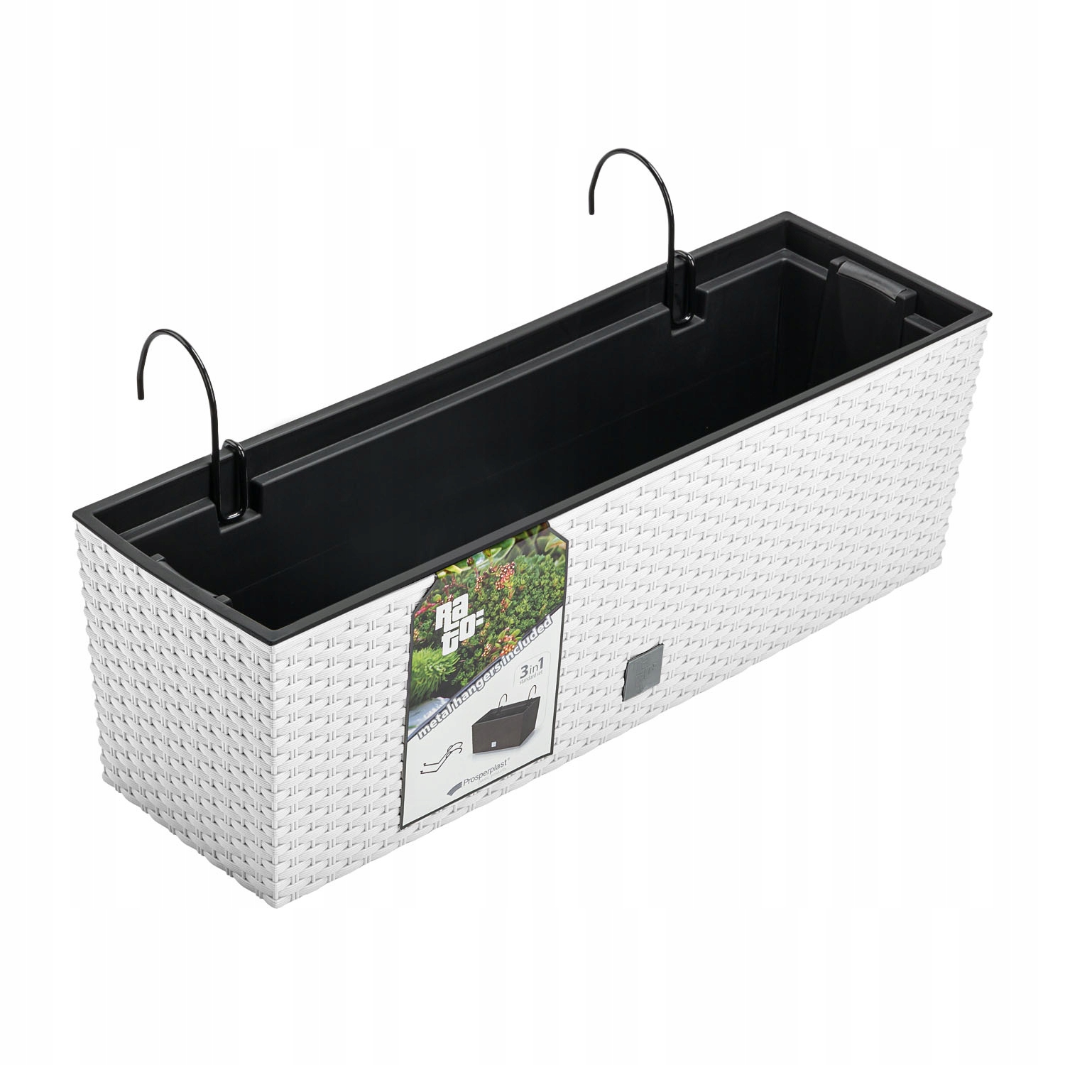 

Doniczka z hakami wkład DRC600W Biała