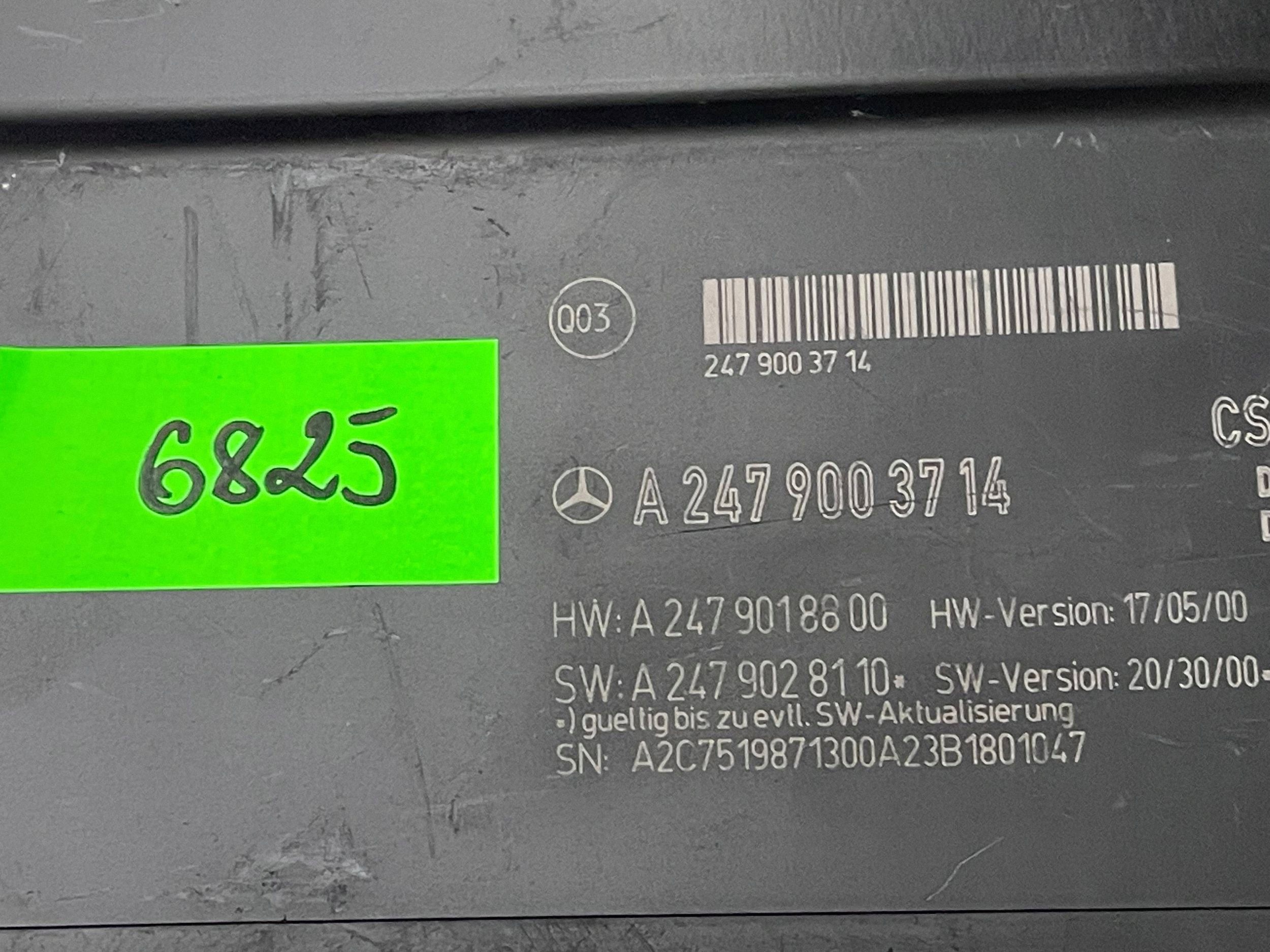 Module Siège KIEROWCA A2479003714 MERCEDES-BENZ B W247 Original !J