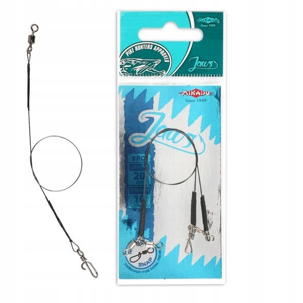 Mikado przypon tytanowy Jaws Strong 35cm 18kg
