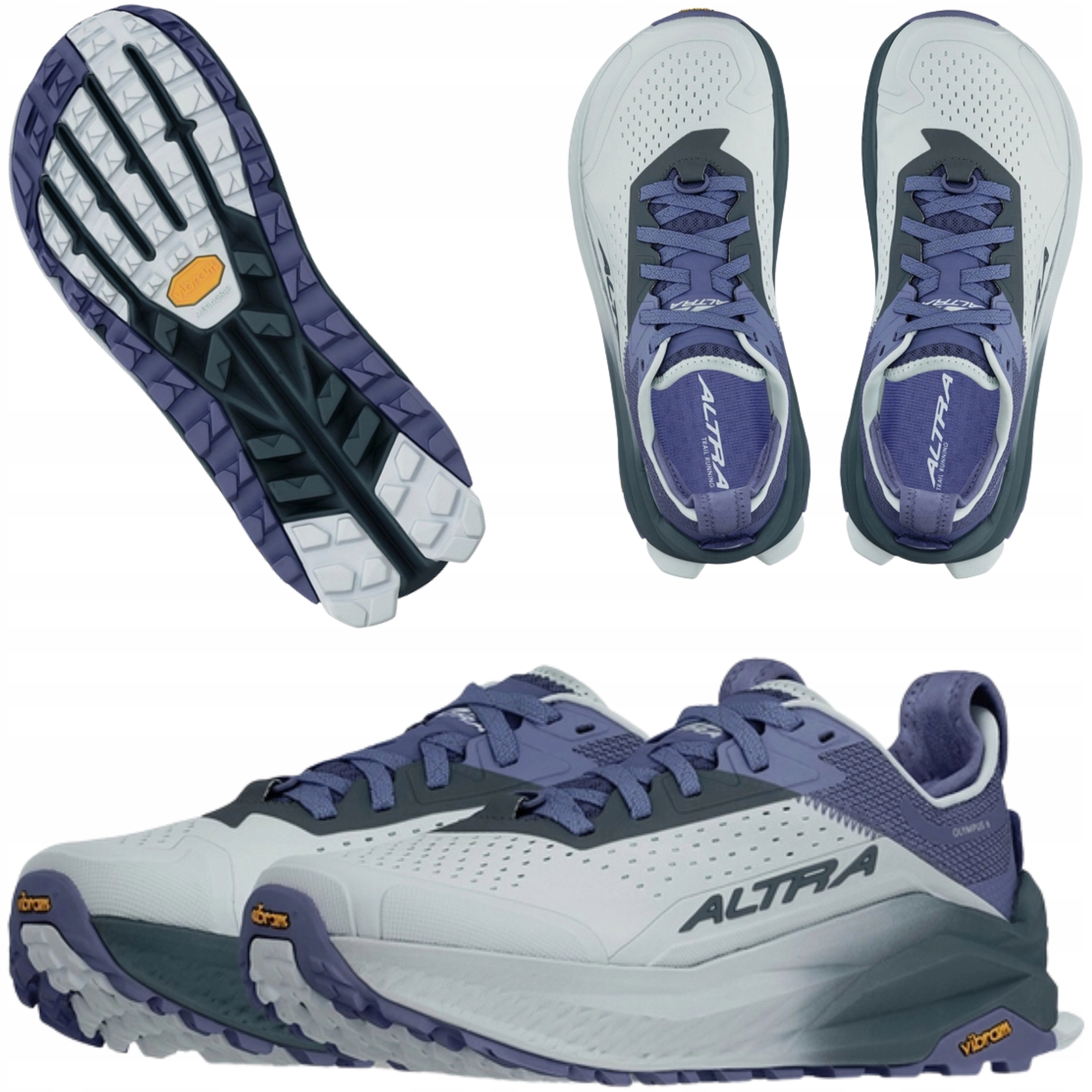 Buty Sportowe do Biegania Damskie Altra Olympus 6 Szaro-Niebieskie 37,5