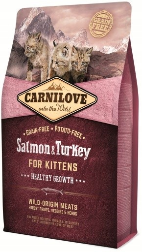 Levně Carnilove Cat Salmon & Turkey For Kittens 6 kg