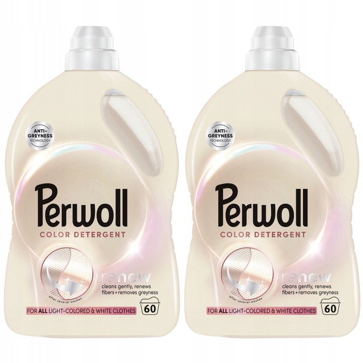 Perwoll Light Color do wszystkich jasnych i białych tkanin 3l x2