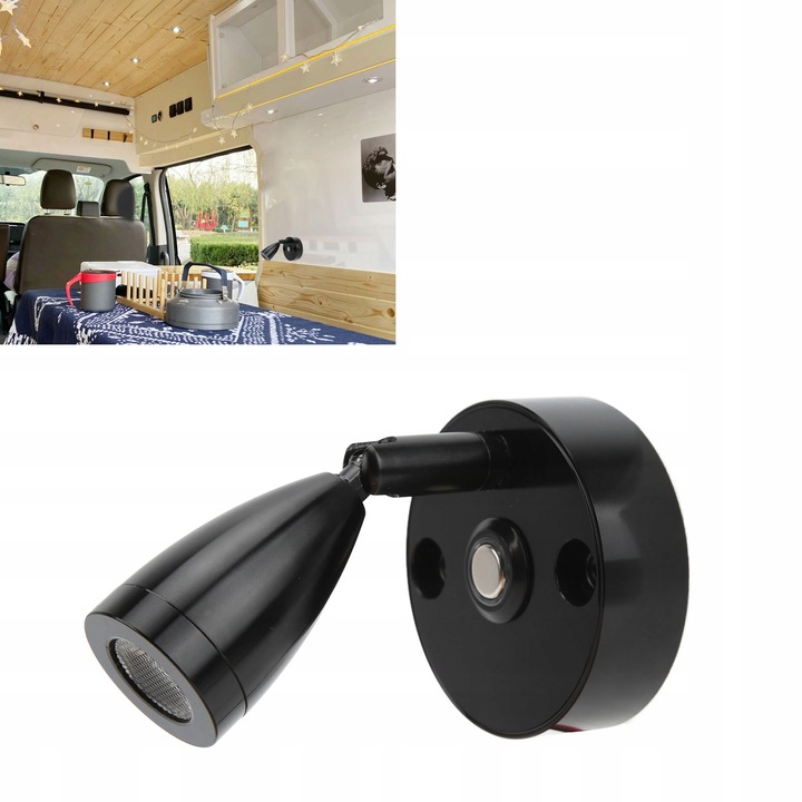 LAMPKA KINKIET LAMPA LED 12V OBROTOWA Marka bez marki