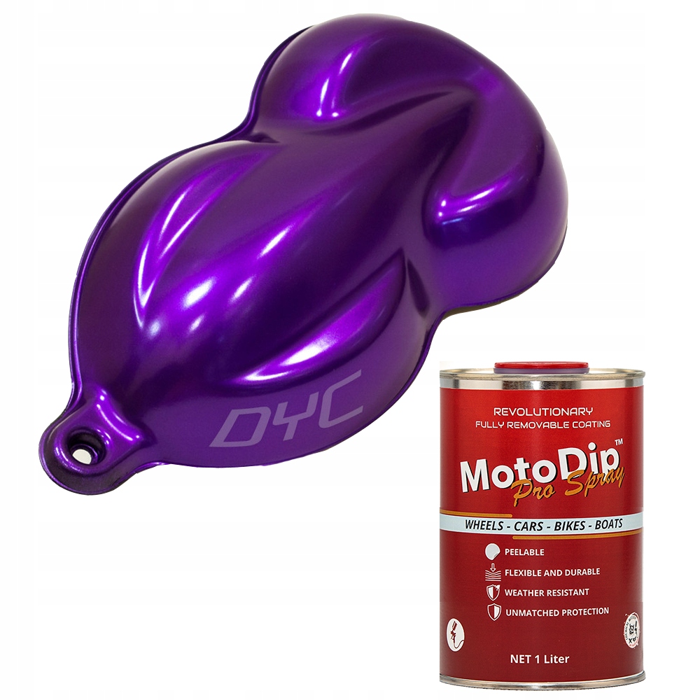 MotoDip Moto Dip Hks Purple Fiolet perłowy mat 1 litr z podkładem
