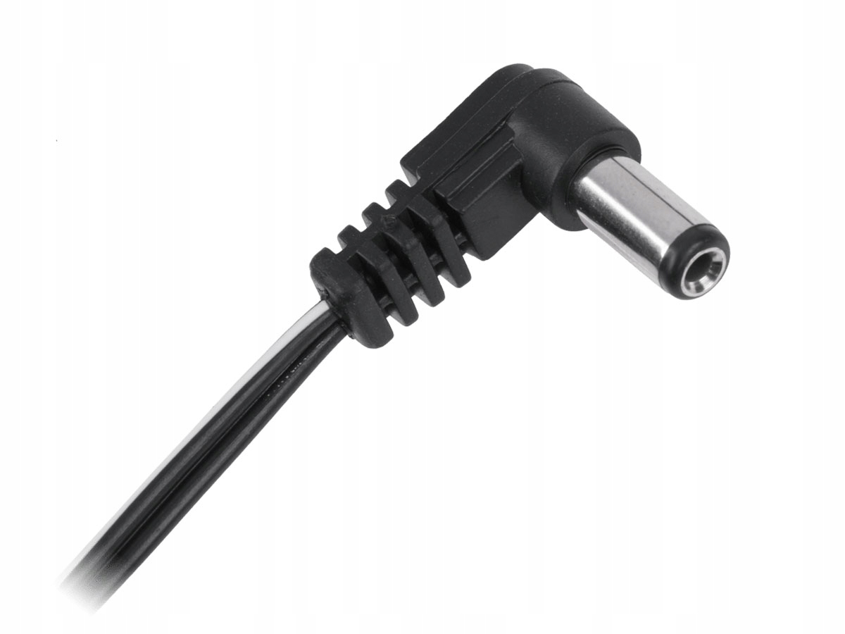 

Złącze wtyk kątowy z przewodem 2,5x5,5mm zasilacz
