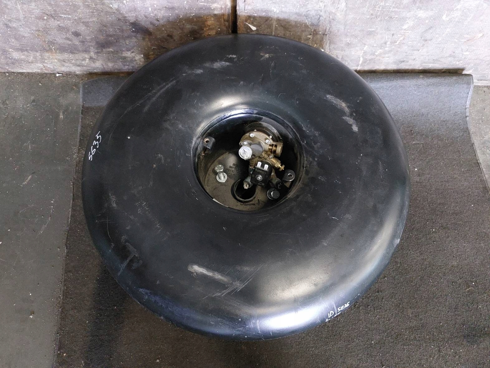 BUTLA GAZOWA ZBIORNIK LPG 55L 2026R ZAWÓR + PAPIER