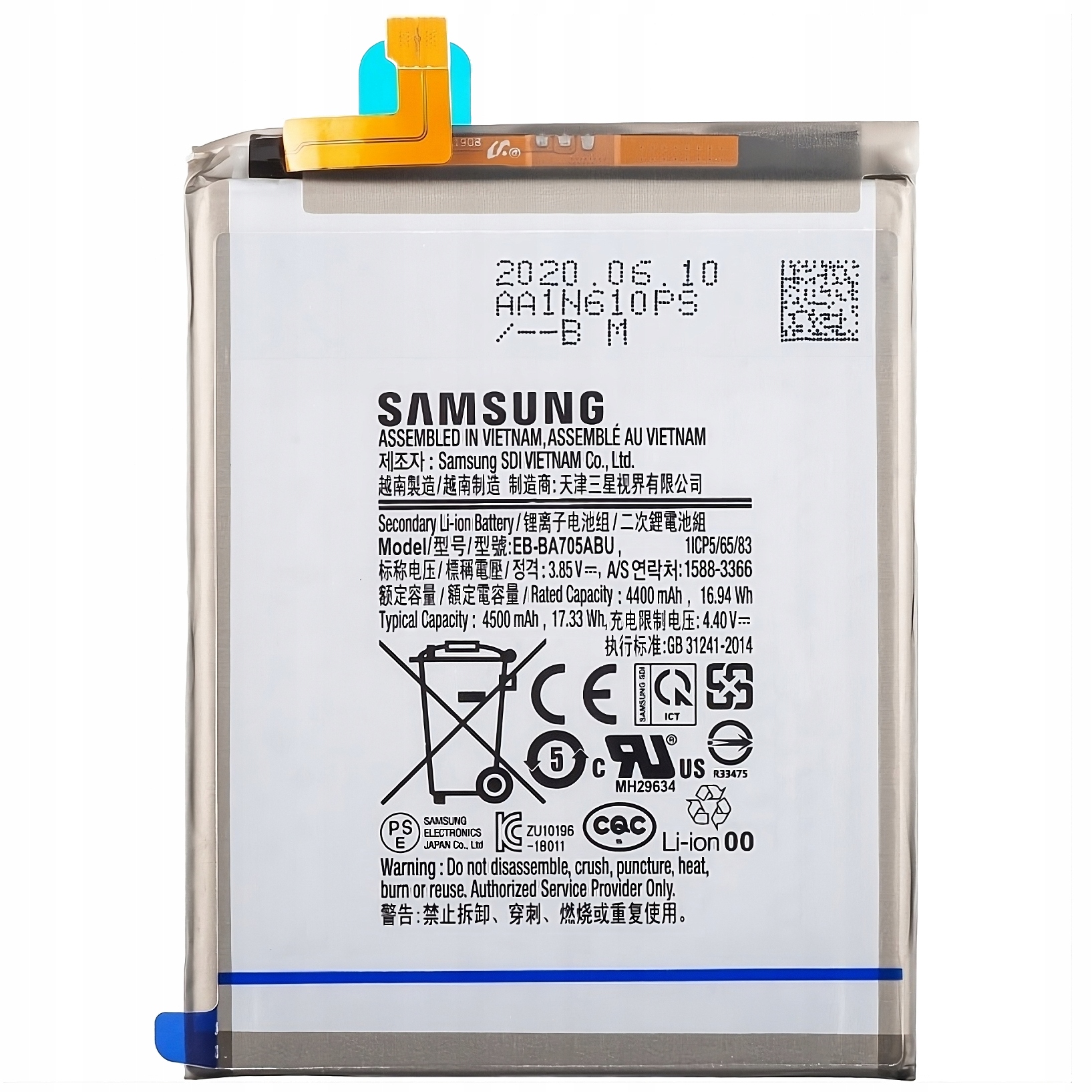 Oryginalna Bateria Samsung Galaxy A70 SM-A705F EB-BA705ABU