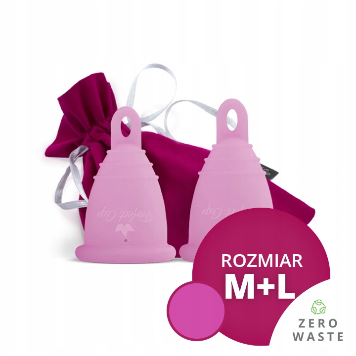 

Kubeczek Menstruacyjny Zero Waste Róż [M+L]