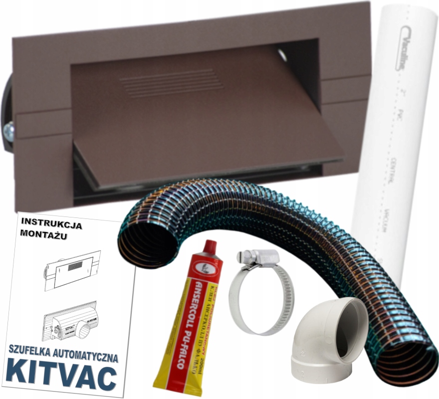 Automatická Lopatka Kitvac Hnedá Prípojka