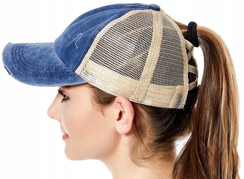 

Ponytail Czapka z daszkiem Otwór na Kitkę Kucyk