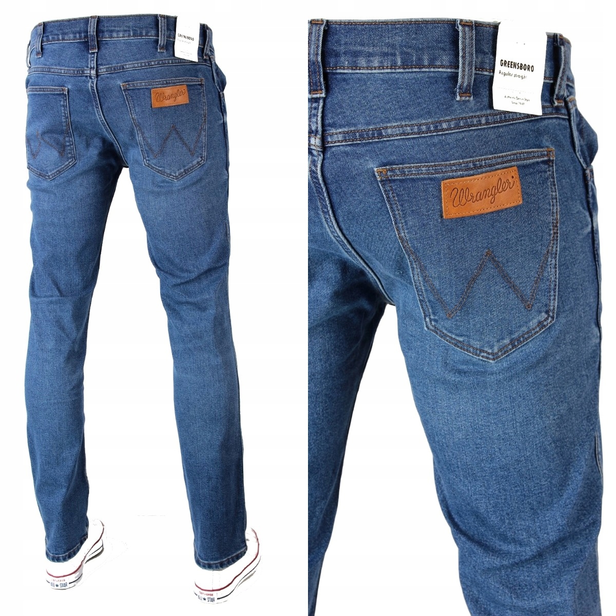 

Wrangler Greensboro Jeans Proste Reg. _ W38 L36