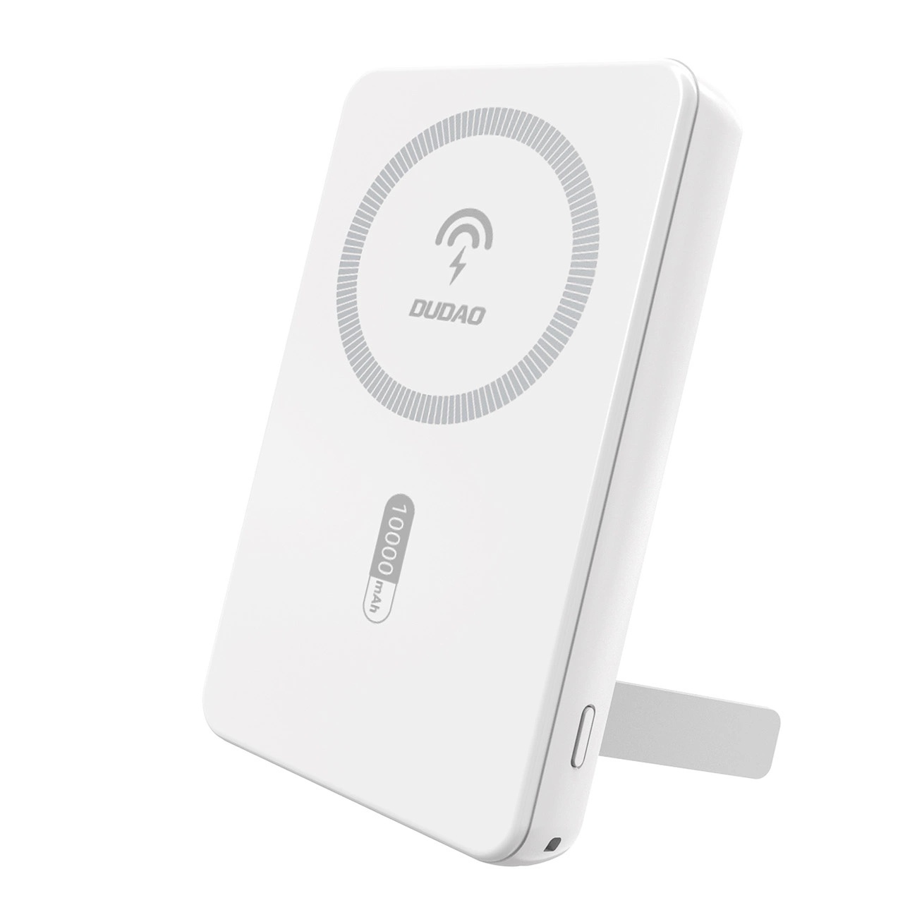 Powerbank Dudao K14S+ 10000mAh 20W Usb-a Usb-c MagSafe z podstawką biały