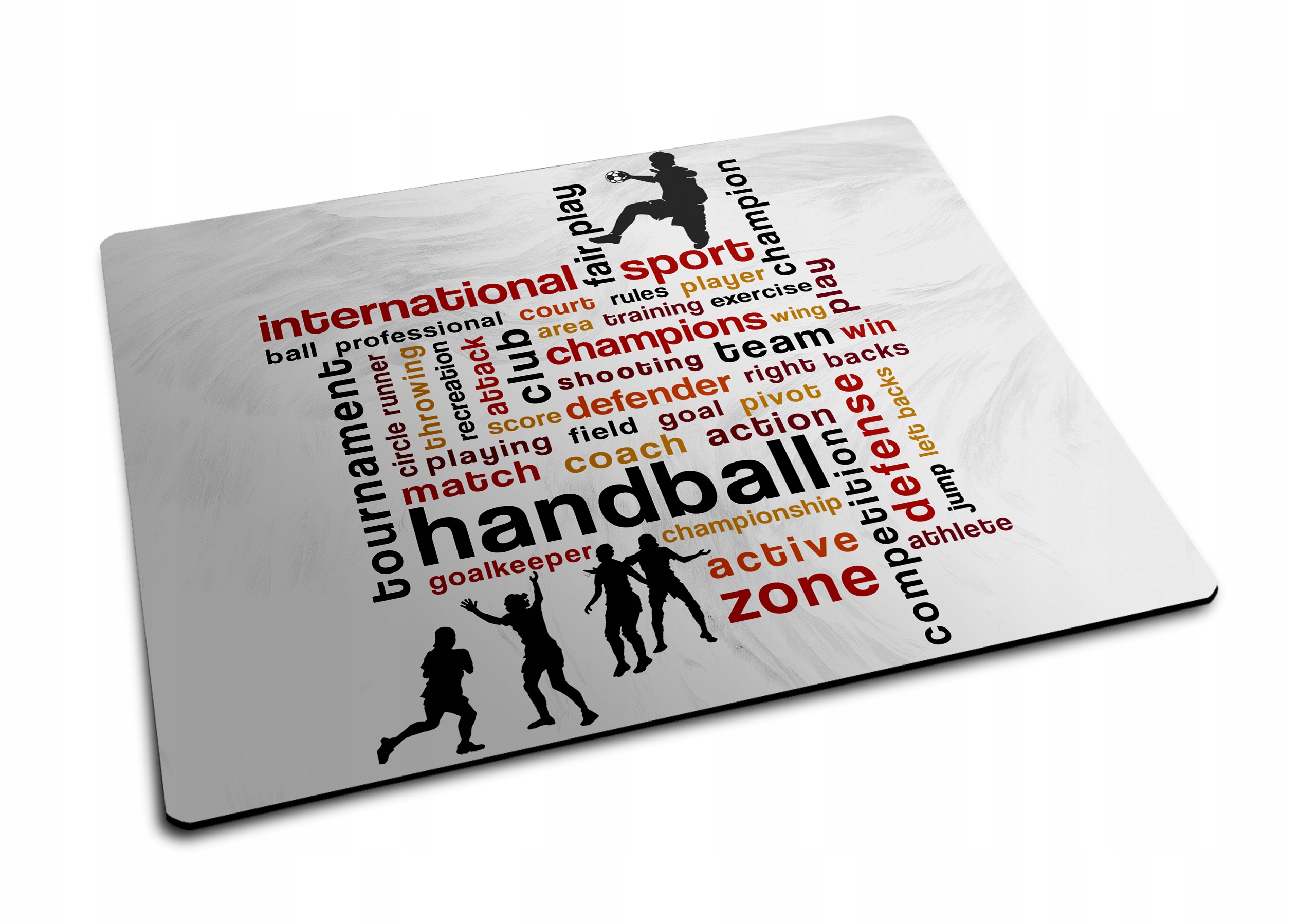 Podkładka pod myszkę dla kibica sportowego fana meczy piłki ręcznej.