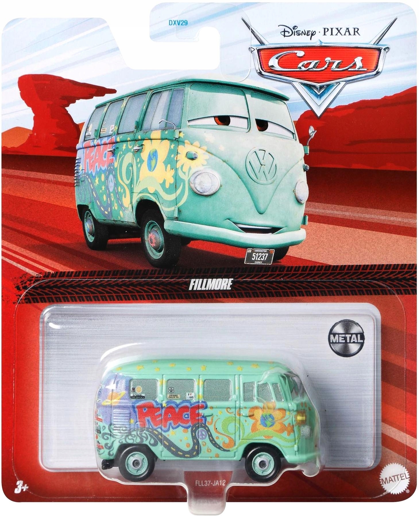 

Mattel Cars Auta Ogórek Fillmore 1:55 Nowy
