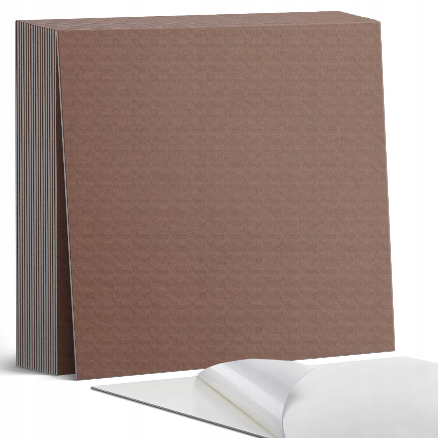 Sada samolepících vinylových dlaždic Hnědé odstíny 20 x 20 x 20 cm