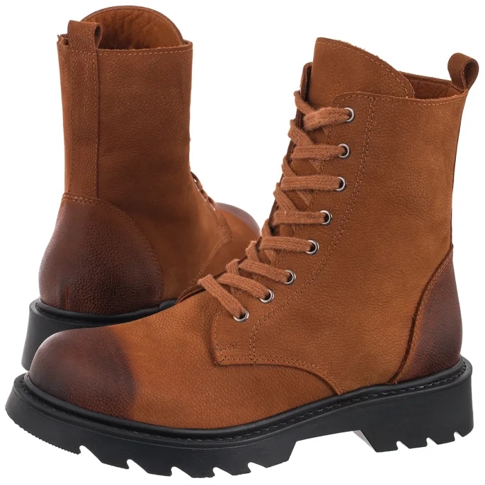 Dámské zateplené kožené Kotníkové Boty Nepeke Damir Taba Nubuck Hnědé