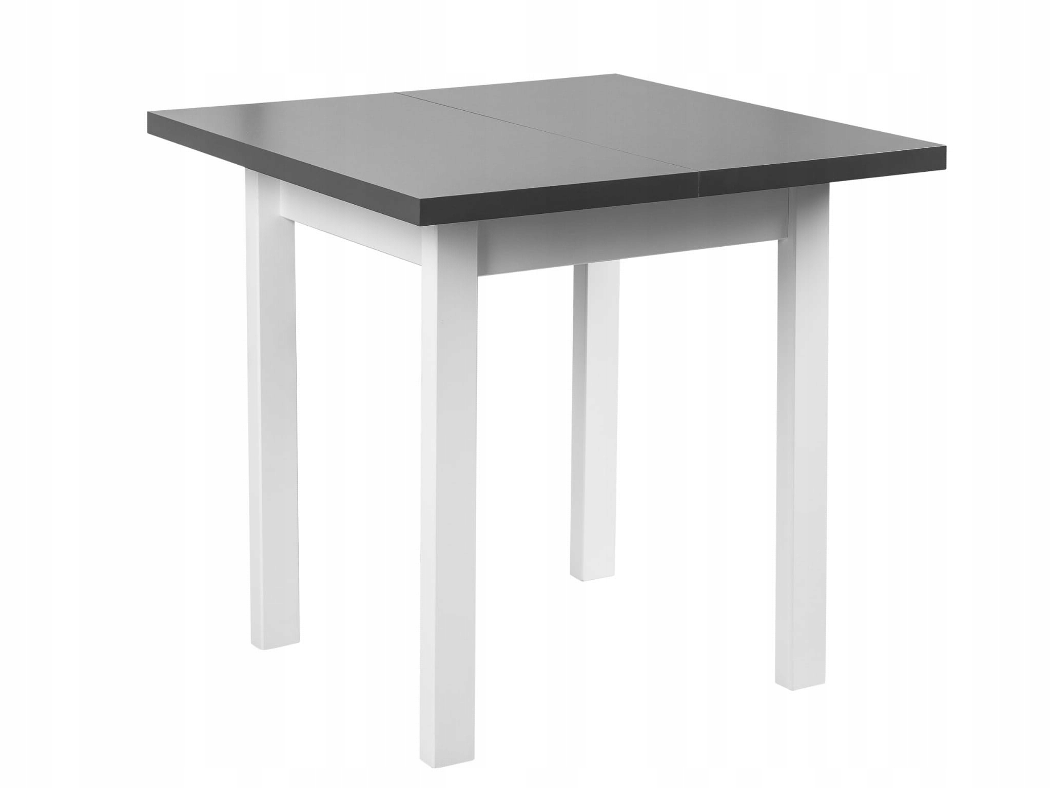 ZESTAW STÓŁ DO KUCHNI Z 4 KRZESŁAMI L002-4 GRAFIT Szerokość stołu 80 cm