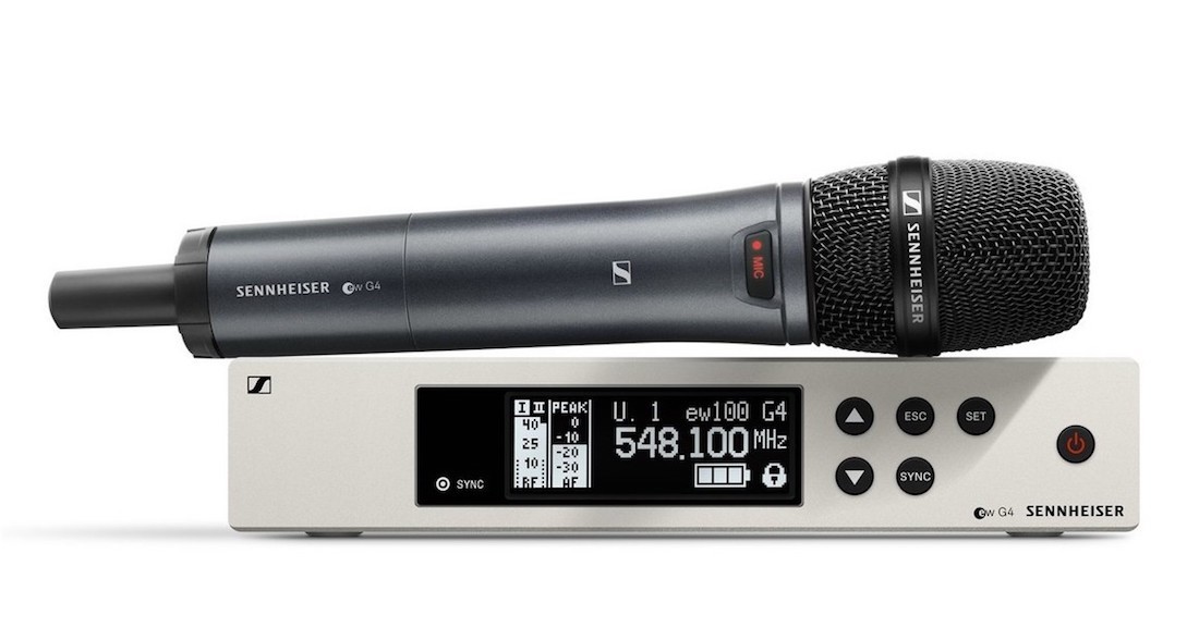 SENNHEISER EW100 G4-945-S-B - dla wokalistów i prezenterów