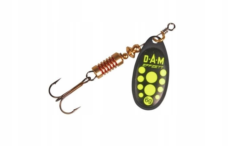 Błystka Effzett Spinner 2 4G Sinking Black Yellow