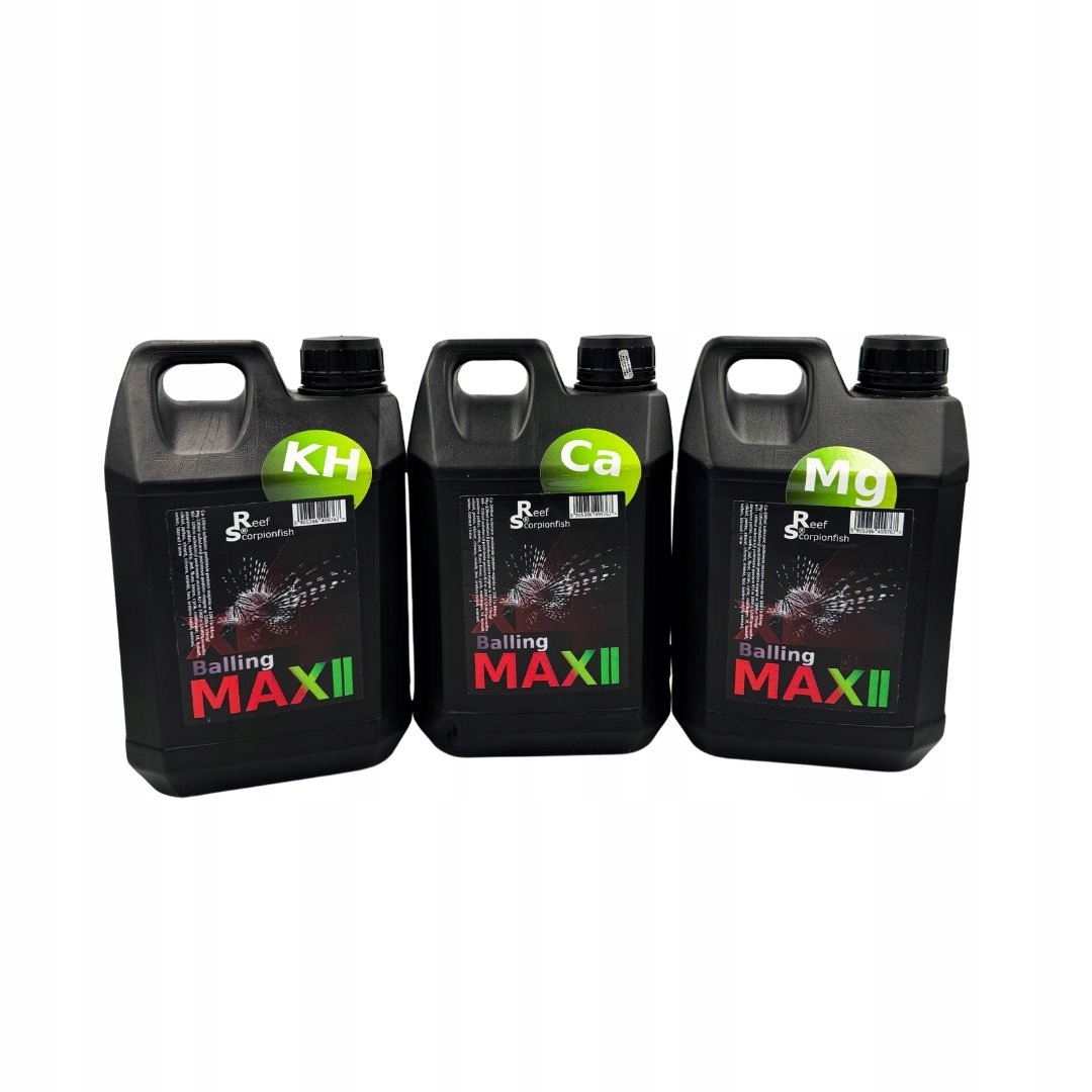 Levně Ballingova Metoda Sada Tekutin Pro Mořské Akvárium Vápník Hořčík 3X5 L