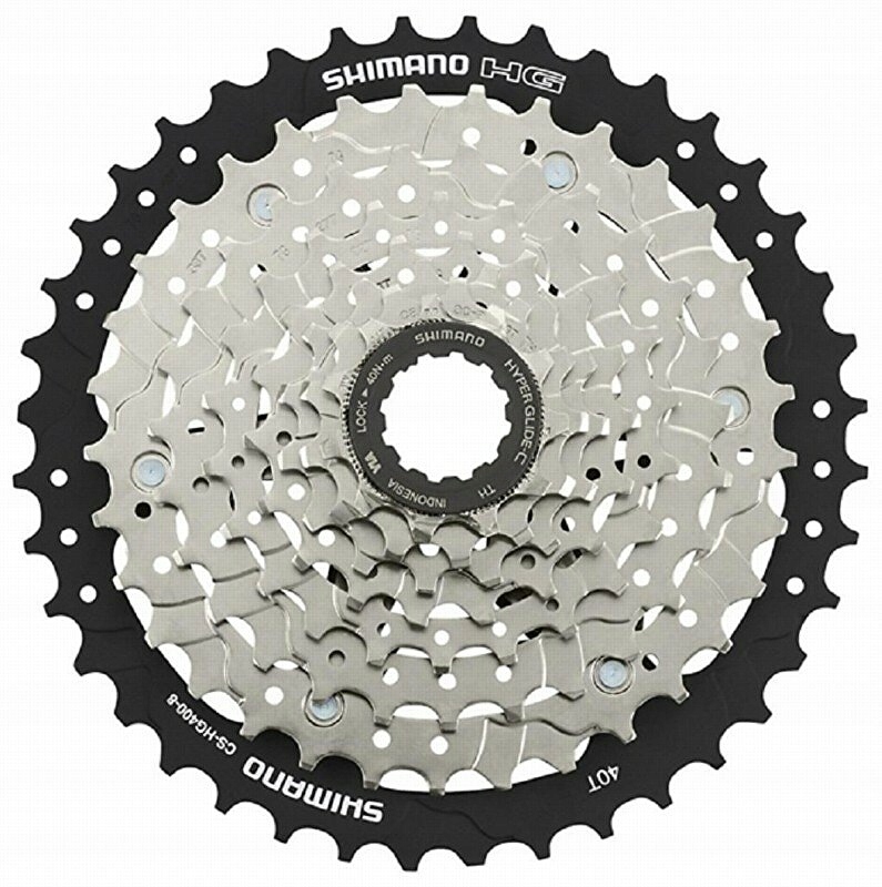 8-kazeta Shimano CS-HG400 11-40 zubů, stříbrná/černá, v krabičce