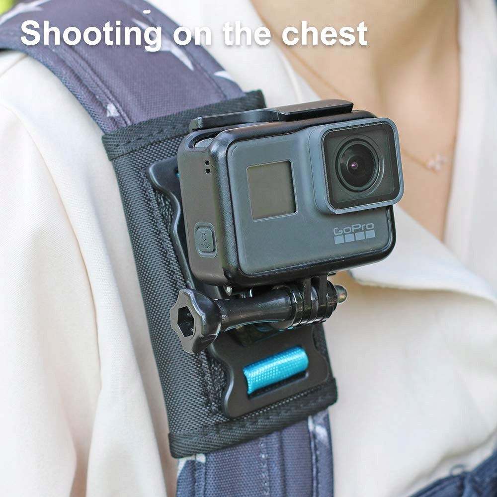 Mocowanie Na Pasek Ramienia Plecaka GoPro Hero DJI Action 360 Cam SKEZN — miniatura 5