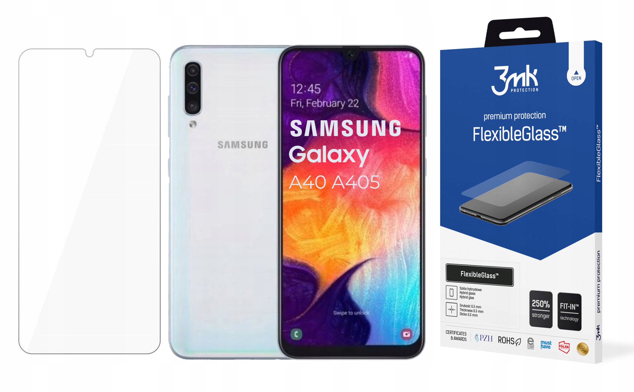 

3mk Szkło FlexibleGlass do Samsung A40