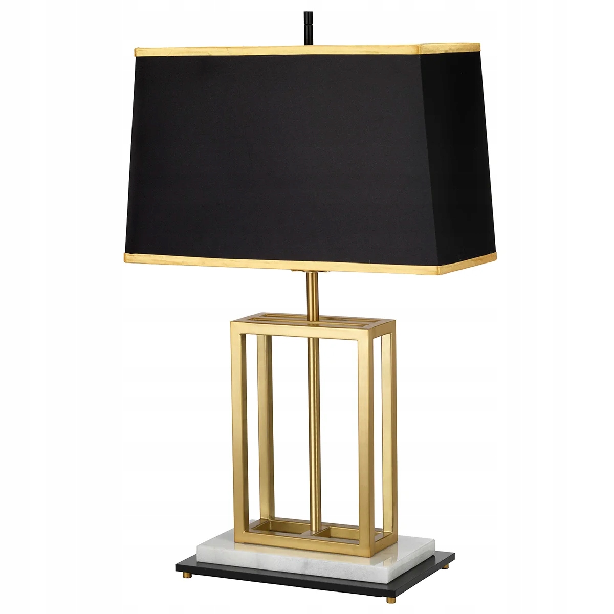 Stolová lampa Atlas Elstead, mosadzná, čierna, E27, 60 W, moderná