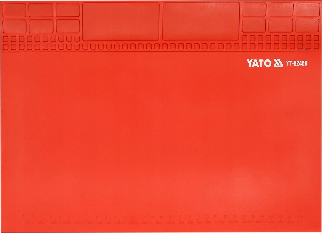 MATA PODKŁADKA SERWISOWA DO LUTOWANIA MAGNES 35X25 Kolor czerwony