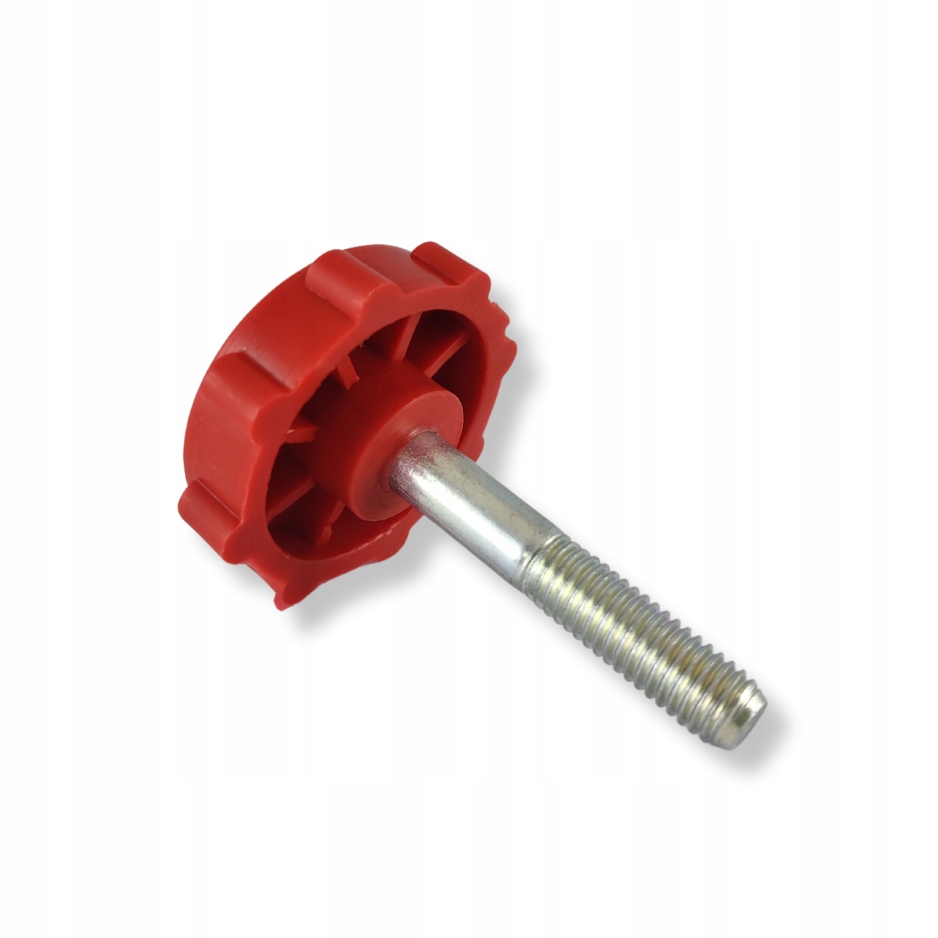 POKRĘTŁO GWIAZDOWE CZERWONE Z NAKRĘTKĄ M8 Kod producenta 133020