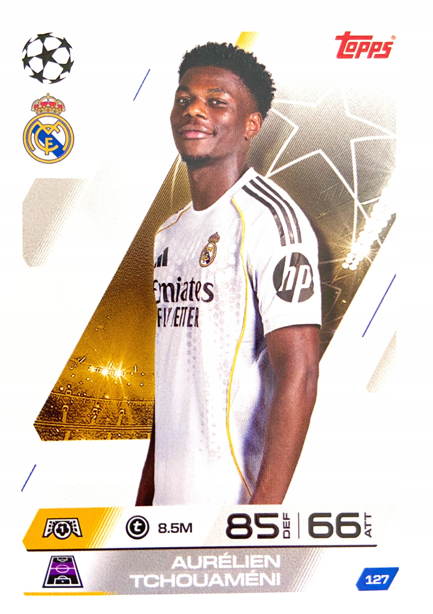 Match Attax Ucl 2025/26 2026 127 Aurelien Tchouameni Real Madryt