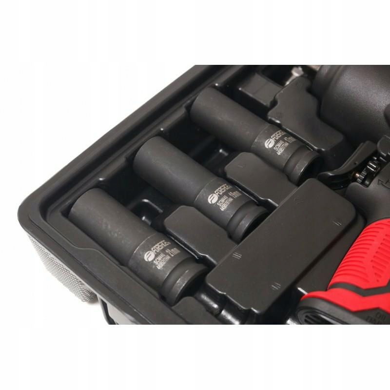 Klucz pneumatyczny udarowy TWIN HAMMER 1450Nm 1/2" BARDZO MOCNY + NASADKI Prędkość obrotowa 7000 obr./min