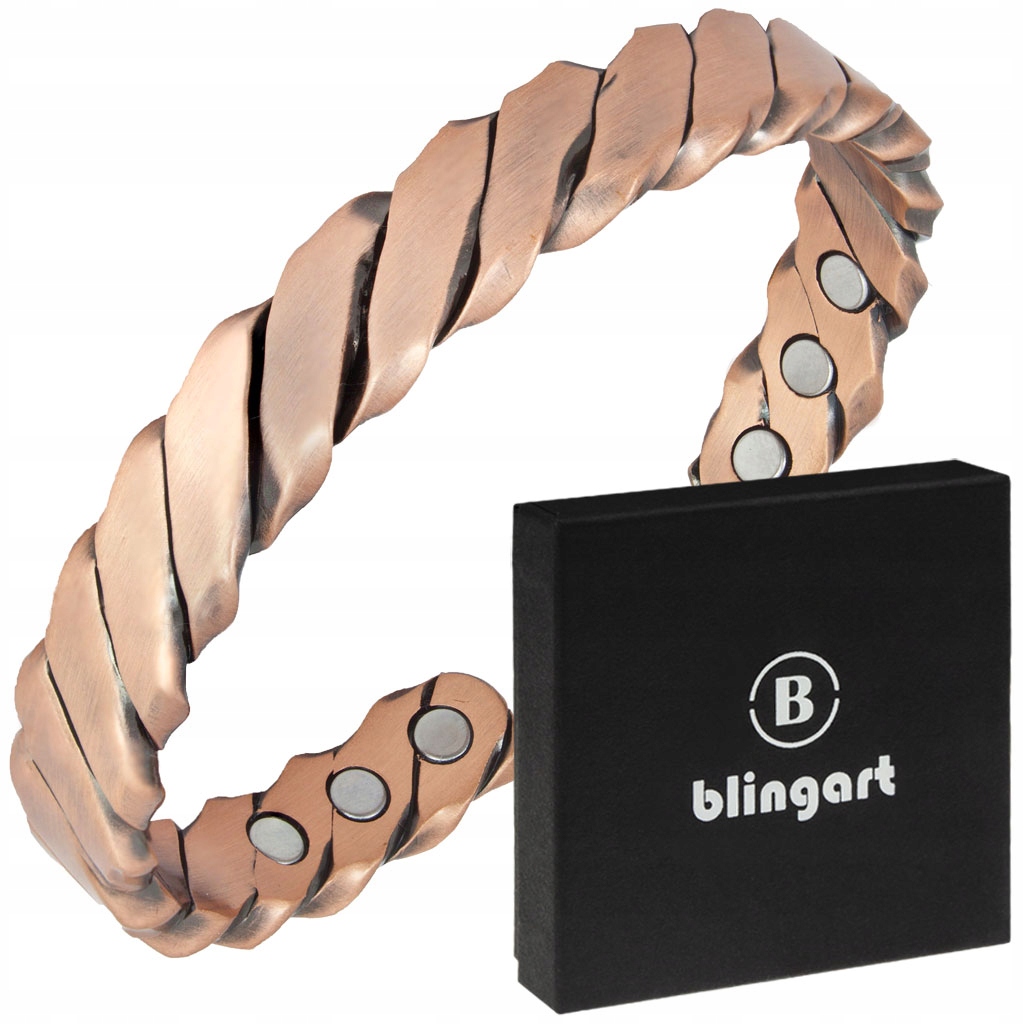 

Bransoletka miedziana damska magnetyczna zdrowotna